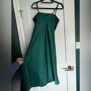 Knix The Papaya Slip Dress - Emerald Green Size Large